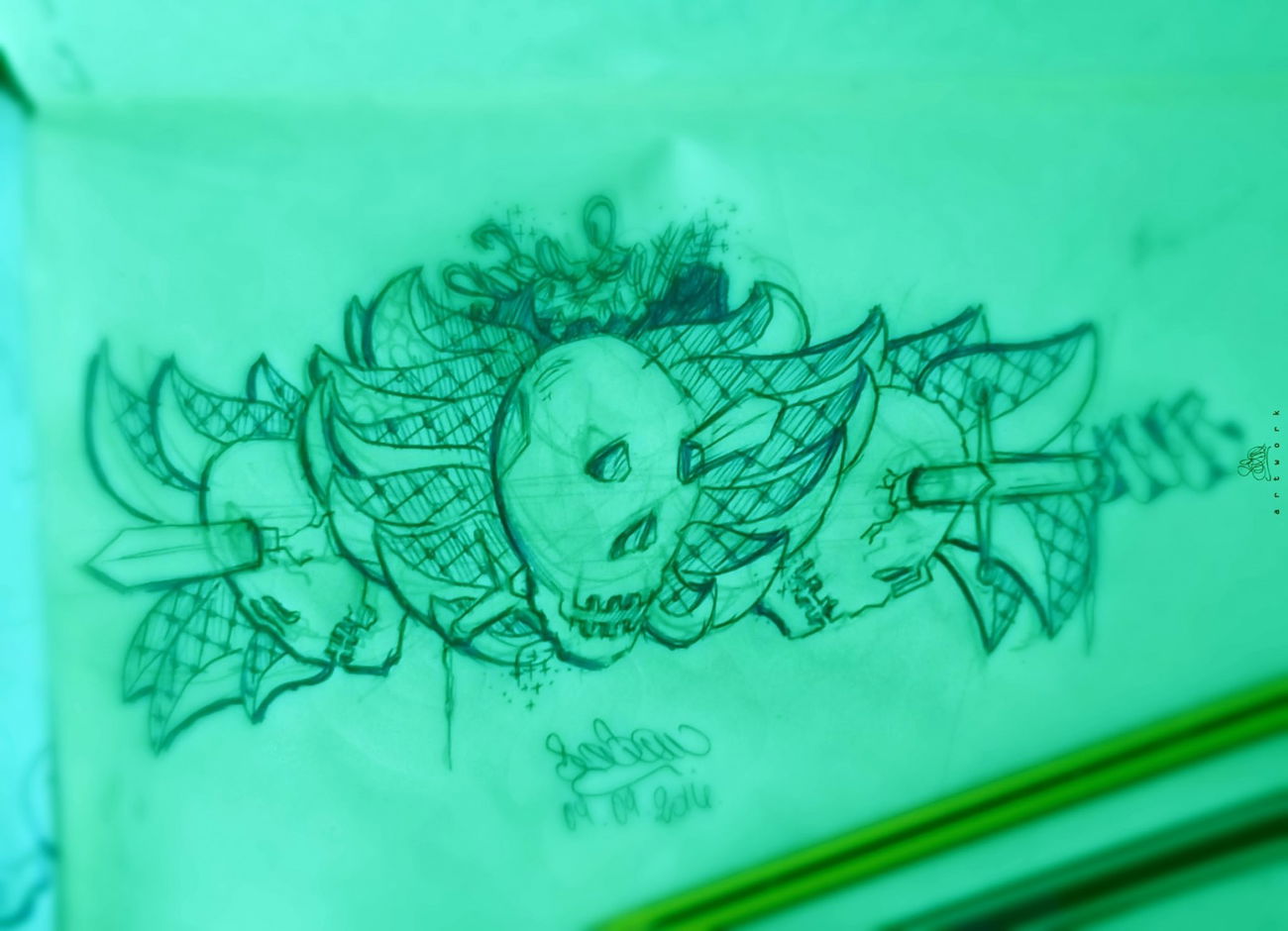 Graffiti Sketch - Photo by LOST - LOST, GRAFFITI, SKETCH (2014)