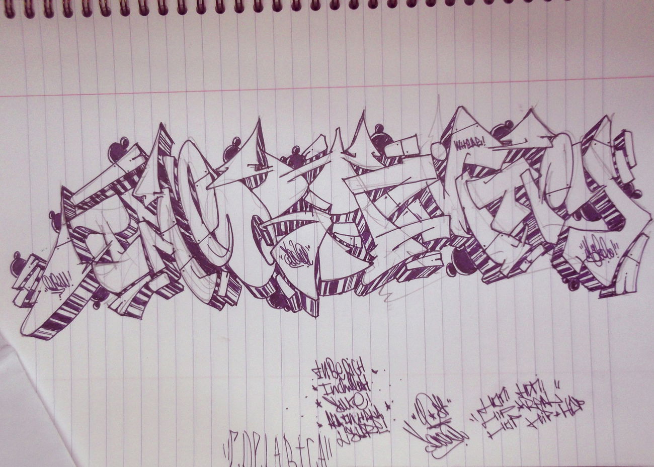 Graffiti Sketch - Photo by LOST - LOST, GRAFFITI, SKETCH