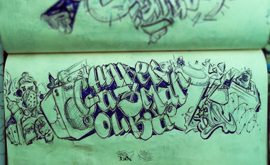 Graffiti Sketch - Photo by LOST - LOST, GRAFFITI, SKETCH (2014)