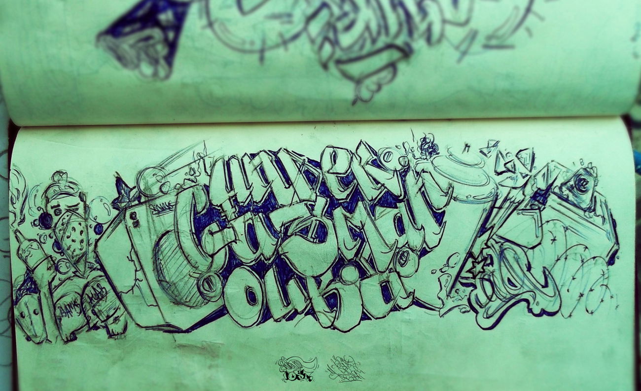 Graffiti Sketch - Photo by LOST - LOST, GRAFFITI, SKETCH (2014)