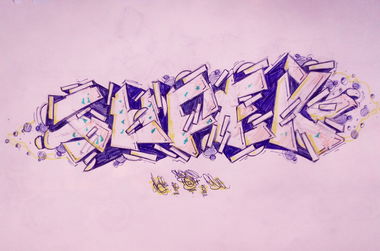 Graffiti Wall - Photo by LOST - LOST, GRAFFITI, X