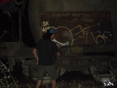 Graffiti Train - Photo by LOST - LOST, GRAFFITI, SAIDANI