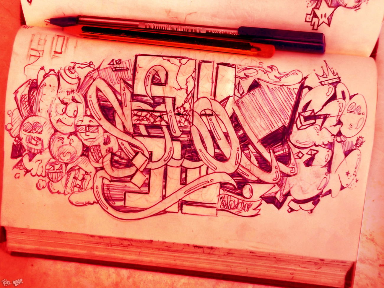 Graffiti Sketch - Photo by LOST - LOST, GRAFFITI, SKETCHE