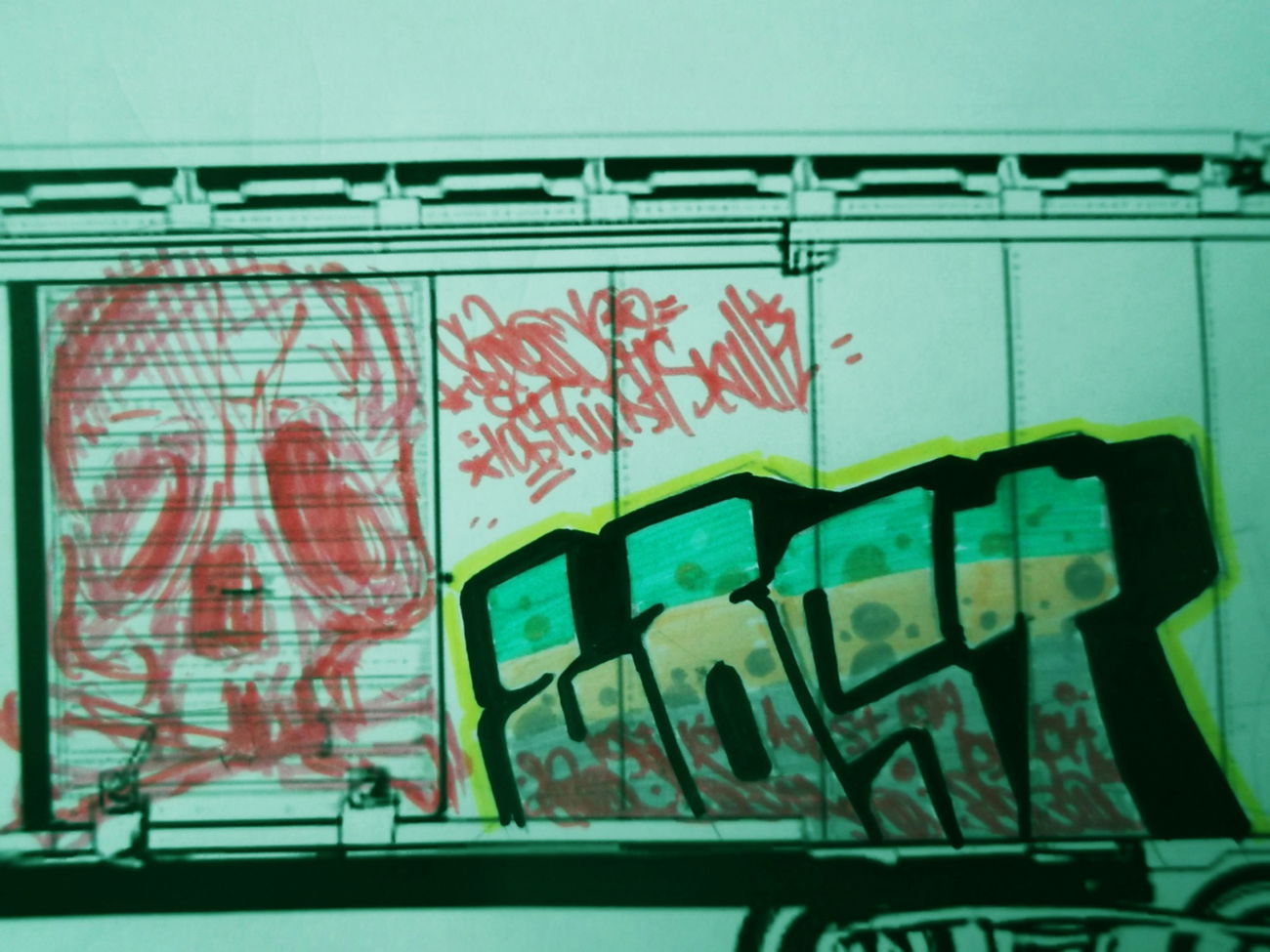 Graffiti Sketch - Photo by LOST - LOST, GRAFFITI, SKETCH