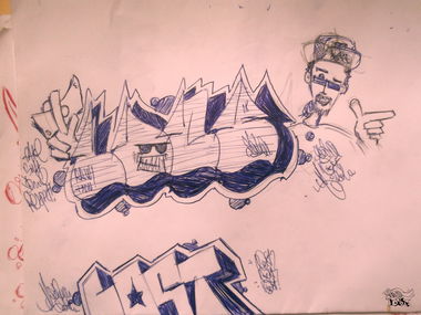 Graffiti Sketch - Photo by LOST - LOST, GRAFFITI, SKETCH