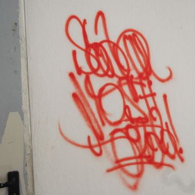 Graffiti Bombing - Photo by LOST