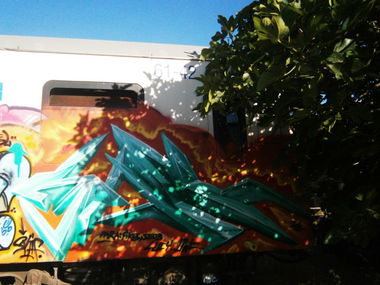 Graffiti Wall in Spain - Photo by LUCYFER