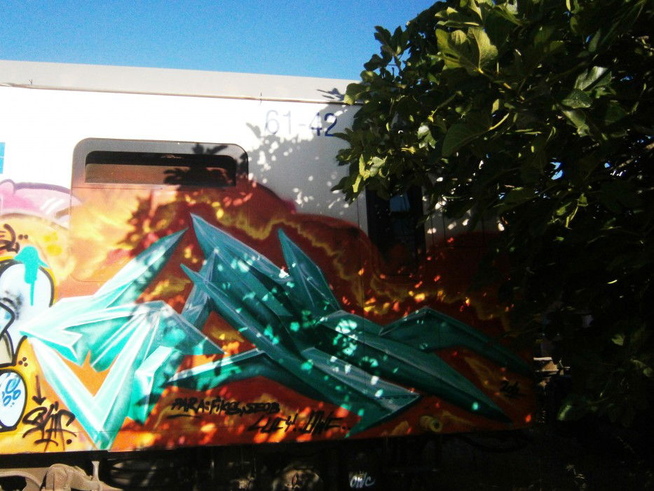 Graffiti Wall in Spain - Photo by LUCYFER