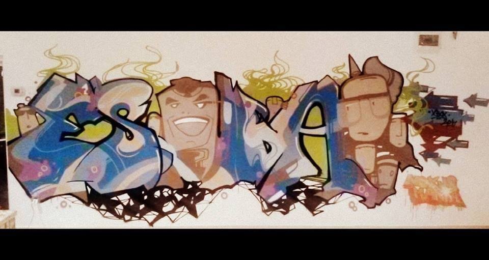 Graffiti Wall - Photo by LUXYZ1 - ESBA (2014)