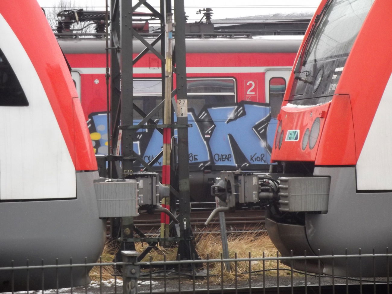 Graffiti Train - Photo by LWOBRTUHCTULC - Darmstadt, Train, Mannheim (2015)