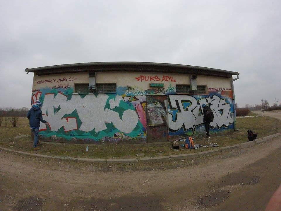 Graffiti Wall in اناران - Photo by LYZAK (2017)