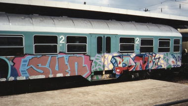 Graffiti Train - Photo by Labrat143 - Dortmund (1990)