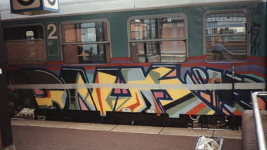 Graffiti Train - Photo by Labrat143 - Dortmund (1990)