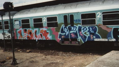 Graffiti Train - Photo by Labrat143 - Dortmund (1990)