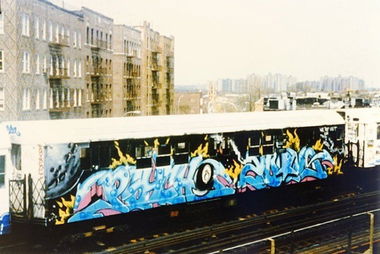 Graffiti Train - Photo by Labrat143
