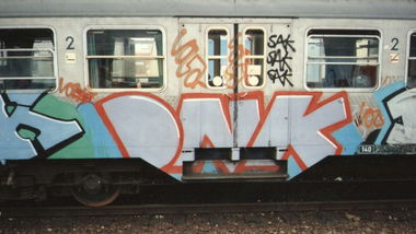 Graffiti Train - Photo by Labrat143 - Dortmund (1990)