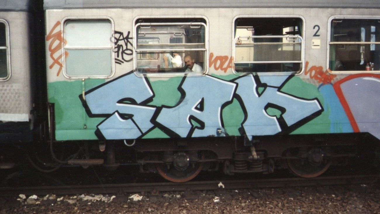 Graffiti Train - Photo by Labrat143 - Dortmund (1990)