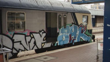 Graffiti Train - Photo by Labrat143 - Dortmund (1990)