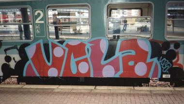 Graffiti Train - Photo by Labrat143 - Dortmund (1990)