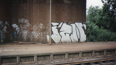 Graffiti Train - Photo by Labrat143 - Dortmund (1990)