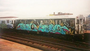 Graffiti Train - Photo by Labrat143