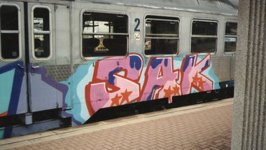 Graffiti Train - Photo by Labrat143 - Dortmund (1990)