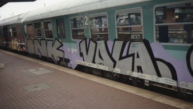Graffiti Train - Photo by Labrat143 - Dortmund (1990)