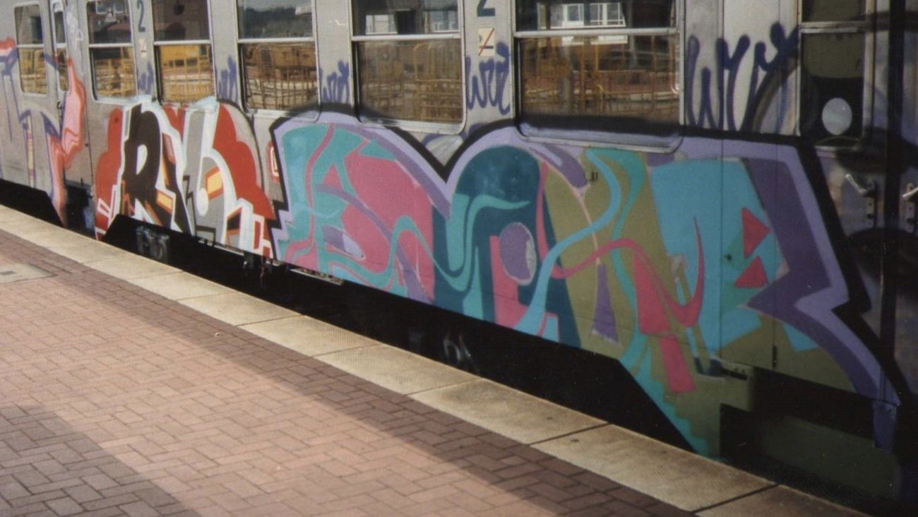Graffiti Train - Photo by Labrat143 - Dortmund (1990)