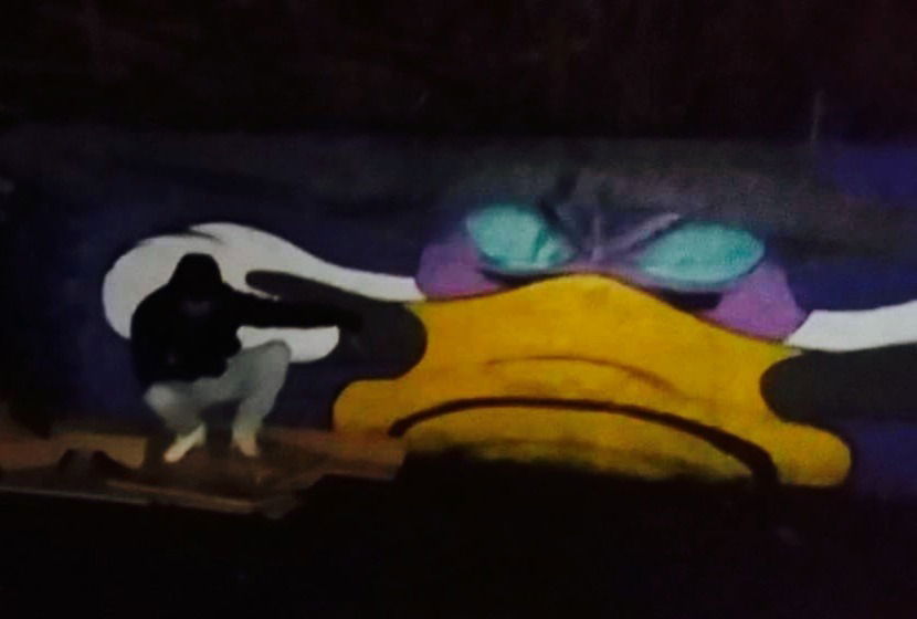 Graffiti Wall - Photo by Lackaffe - KefirOne-thäWingMän', DarkWingDuck, GhettoLila_isdasneueSchwarz