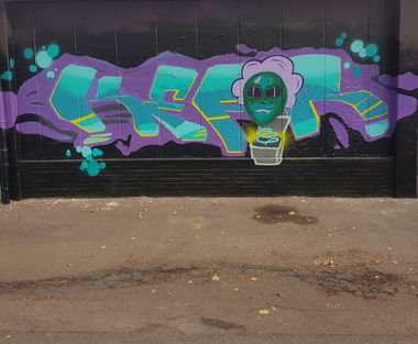 Graffiti Wall - Photo by Lackaffe - kefir, toolbox