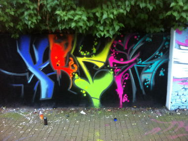 Graffiti Wall - Photo by Lackaffe - Kefir, ke4