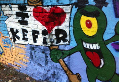 Graffiti Wall - Photo by Lackaffe - Kefir.Oner, MrPlankton.One