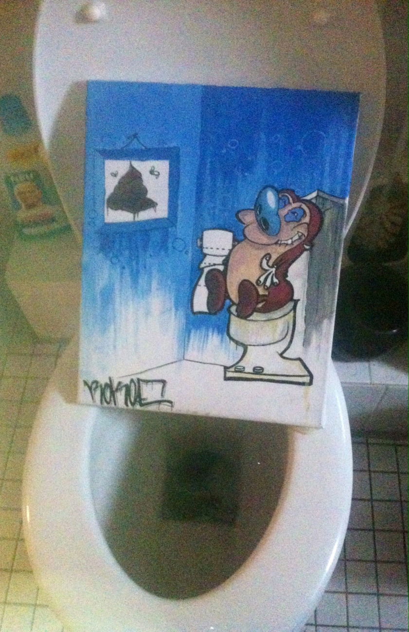 Graffiti Wall - Photo by Lackaffe - RokoE's-artwork2016*, eine_VorFreude_vor_jedem_Besuch_des_Closets•••, und_die_ul...