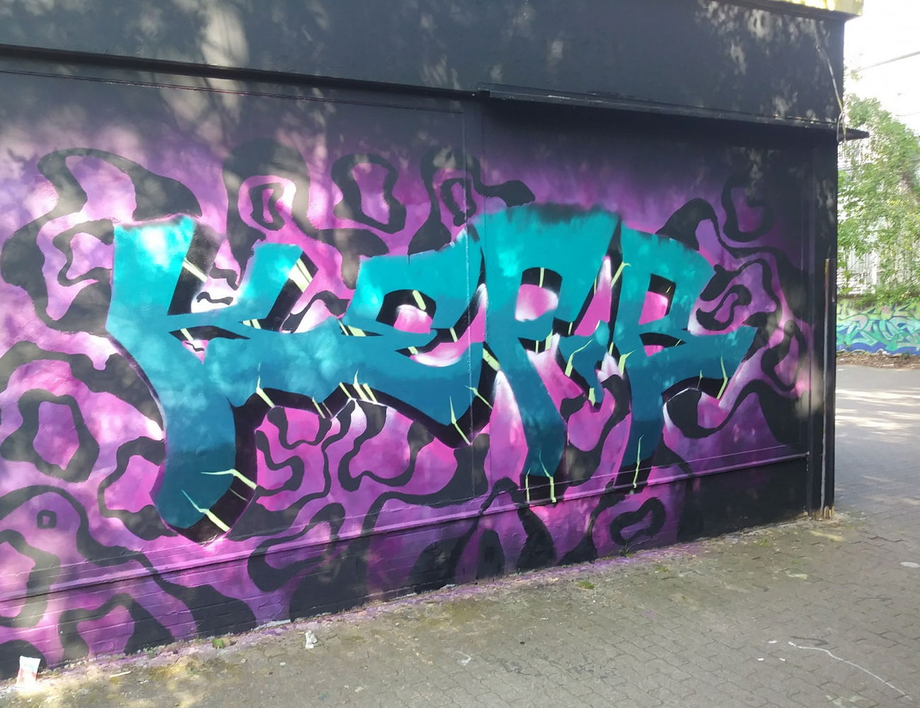 Graffiti Wall - Photo by Lackaffe - kEFIR