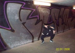 Graffiti Bombing - Photo by Lackaffe - Kefir, 2008, ke4one