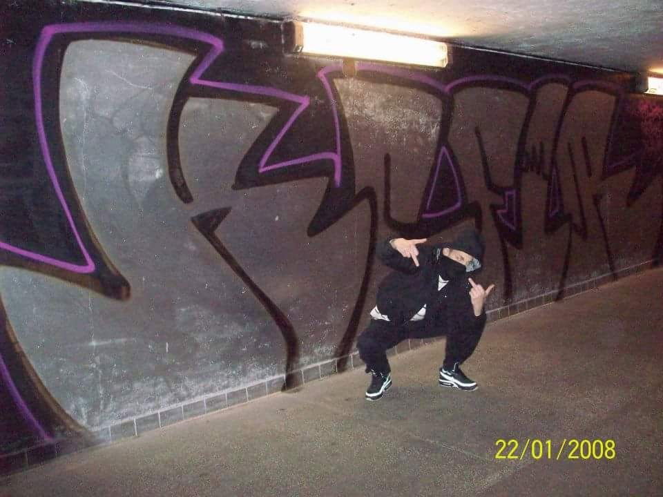 Graffiti Bombing - Photo by Lackaffe - Kefir, 2008, ke4one