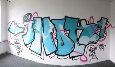 Graffiti Wall - Photo by Lackaffe - iNOK_1*, Oins", hEiL_kÉ4_!!!^