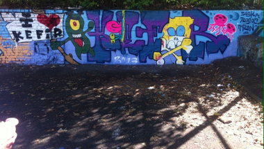 Graffiti Photo by Lackaffe - Kefir, KeVier, BikiniBottom