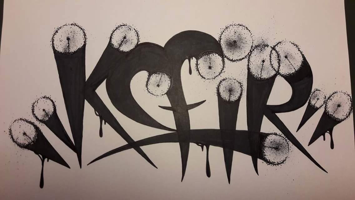 Graffiti Wall - Photo by Lackaffe - Kefir-Skizze_, _by:_, _Doud_