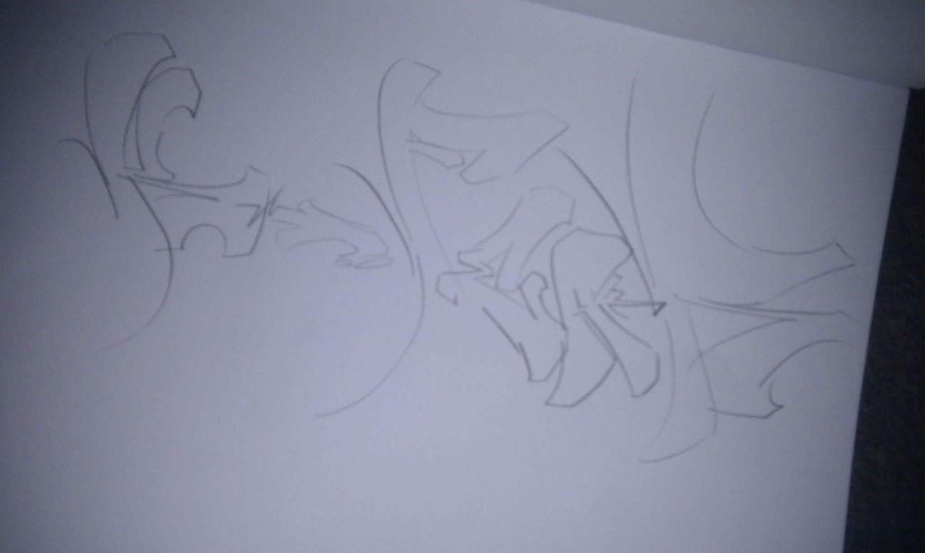 Graffiti Sketch - Photo by Lackaffe - Kfear, ke4, kefir