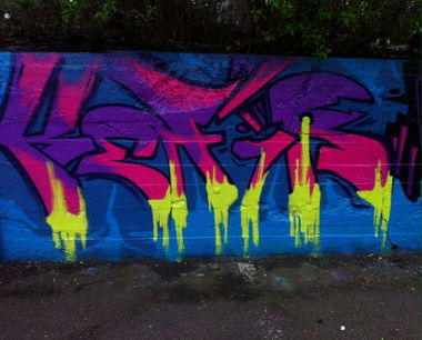 Graffiti Wall - Photo by Lackaffe - Kefir, keeefir, kefiiir