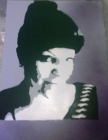 Graffiti Street Art - Photo by Lackaffe86 - Leinwand, stencil, wittenberge (2014)