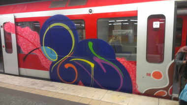 Graffiti Train - Photo by Lackspotter - hanburg, sbahn (2014)
