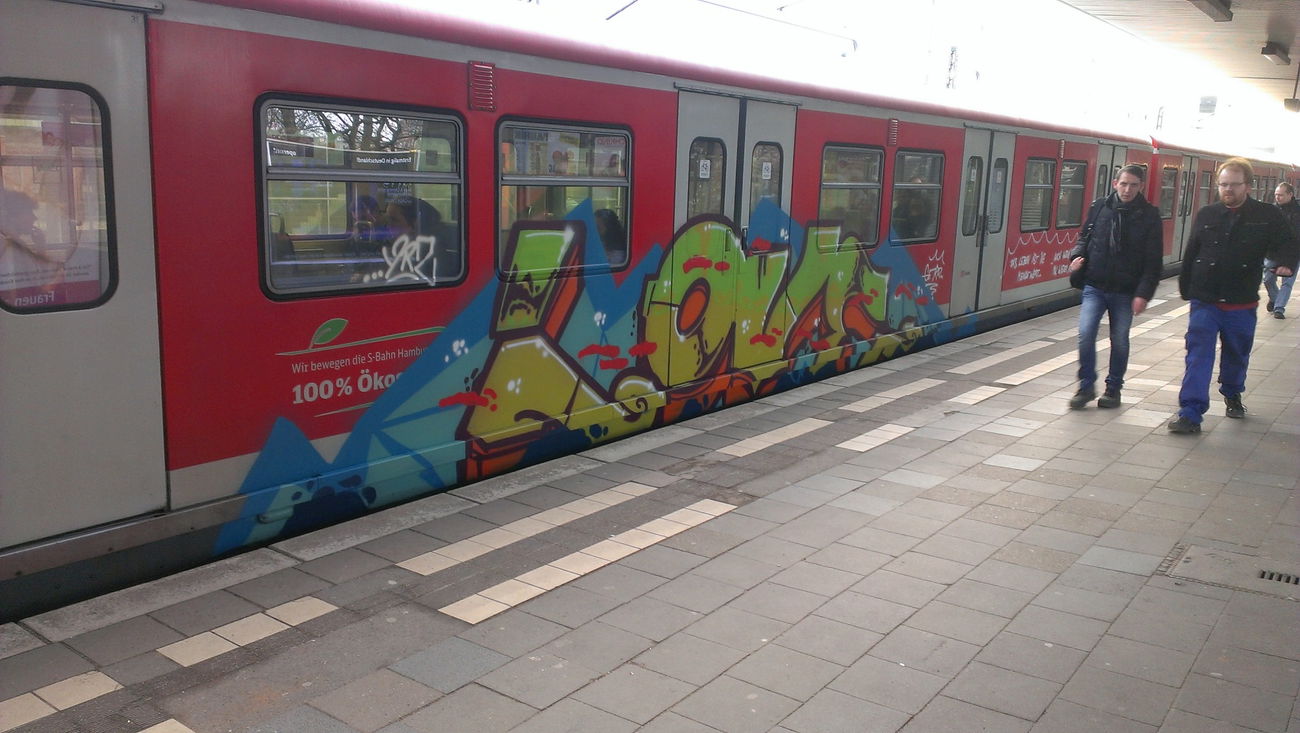 Graffiti Train - Photo by Lackspotter (2015)