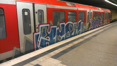 Graffiti Train - Photo by Lackspotter (2015)