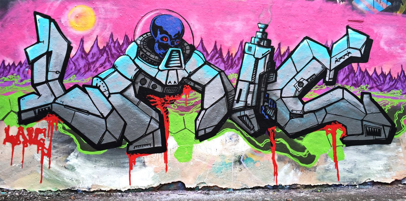 Graffiti Wall - Photo by Laic217