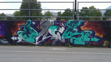 Graffiti Wall in Asutria - Photo by Lambert