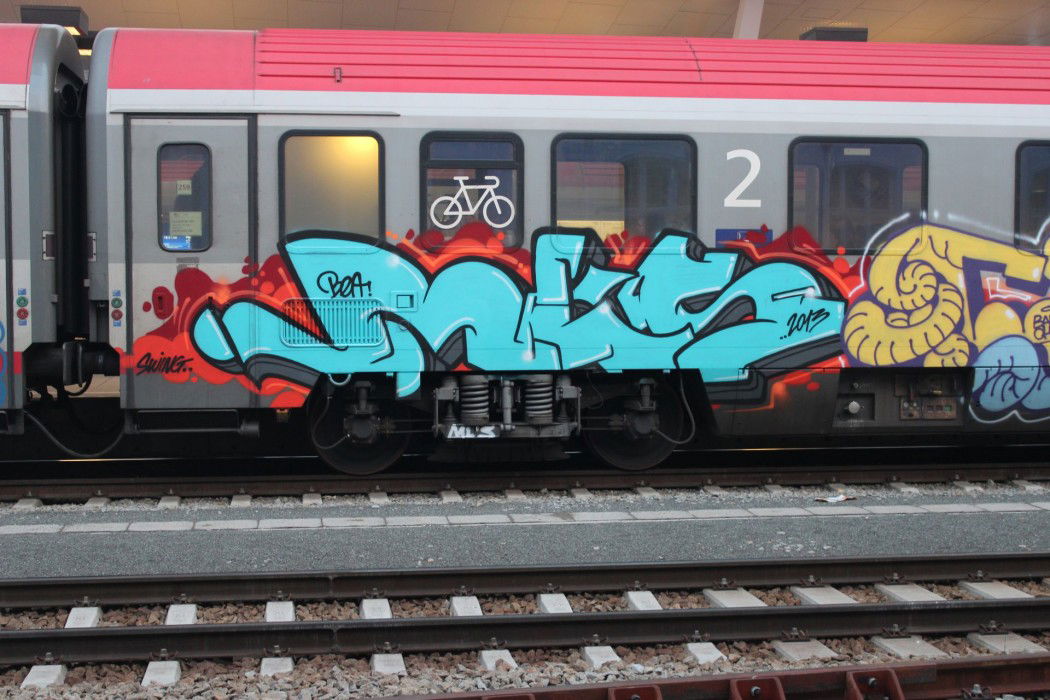 Graffiti Train in Austria - Photo by Lambert - Mls, Austria, 2013