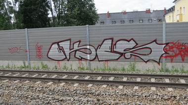 Graffiti Bombing in Salzburg - Photo by Lambert - okes