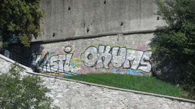 Graffiti Bombing in Salzburg - Photo by Lambert - kastl, okums